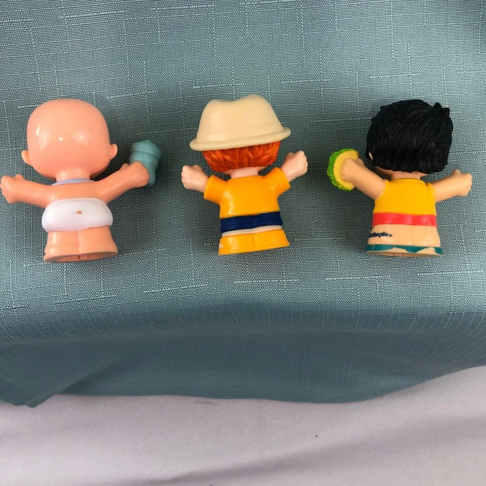Fisher Price 9 Little People Figure Lot Diverse Characters Pilot Baker Vet Baby